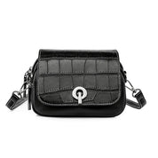 Nova | Croco-mönstrad läder crossbody mini slingväska