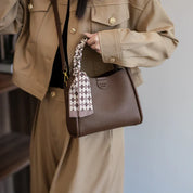 Olivia | Damen Chique Lychee Textur Crossbody Handväska