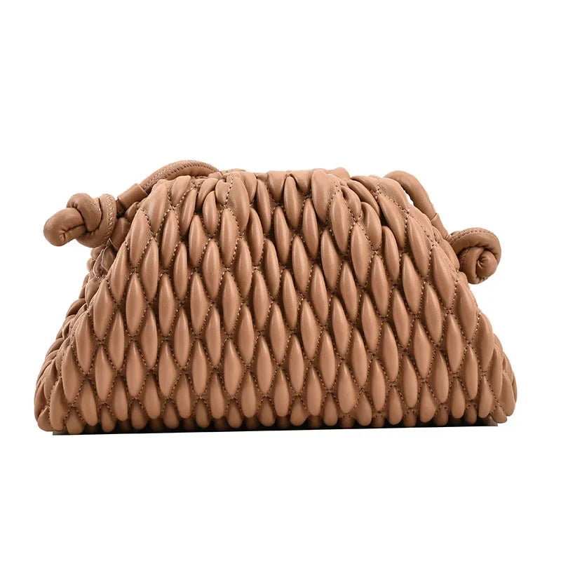 Chloe | Stilren enfärgad mini läder crossbody axelväska
