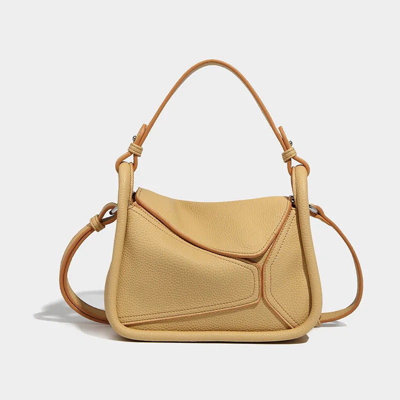 Amara | Geometrisk PU-läder crossbody-slingväska