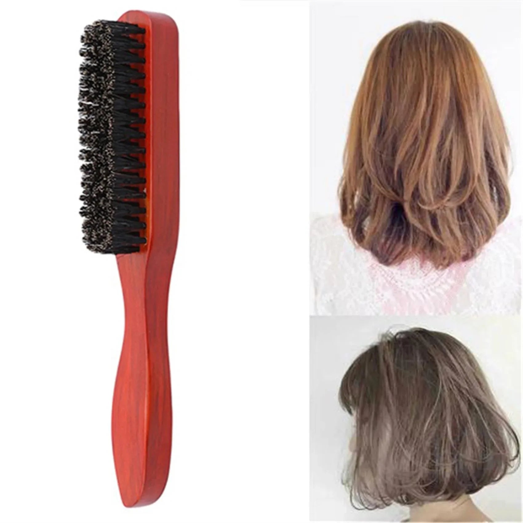 Salonsculpt - Schlankes hölzerne Nackpinsel für DIY -Friseur 5