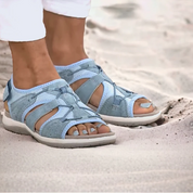 Faye | Modiska All-Terrain Sandaler - Mode Möter Funktion