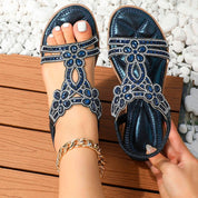 Sandalen Damen mit Orthopädischer Unterstützung – Bequeme Sommerschuhe im Boho-Stil für Ideal für Freizeitausflüge 3