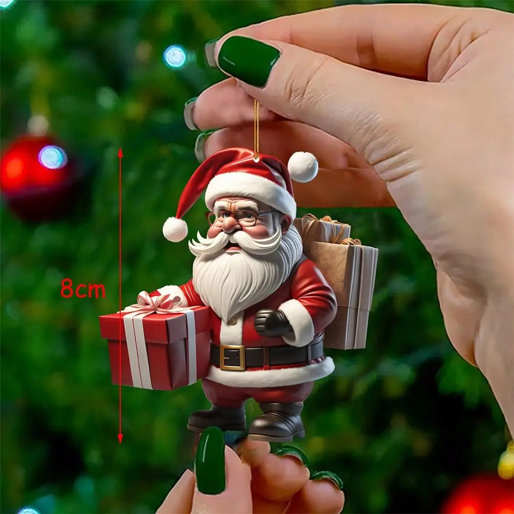 SantaHangs | Mini-Weihnachtsmann-Hängedekorationen 1