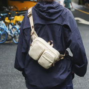 Ruby | Avslappnad vattenavvisande nylon höftväska crossbody