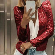 Bella | Elegant aftonblazer med paljetter