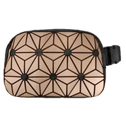 Zara | Holografisk geometrisk rese crossbody midjeväska