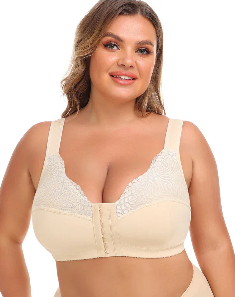 CARLA | Framstängning - Bystlös Komfort-BH Plus Size