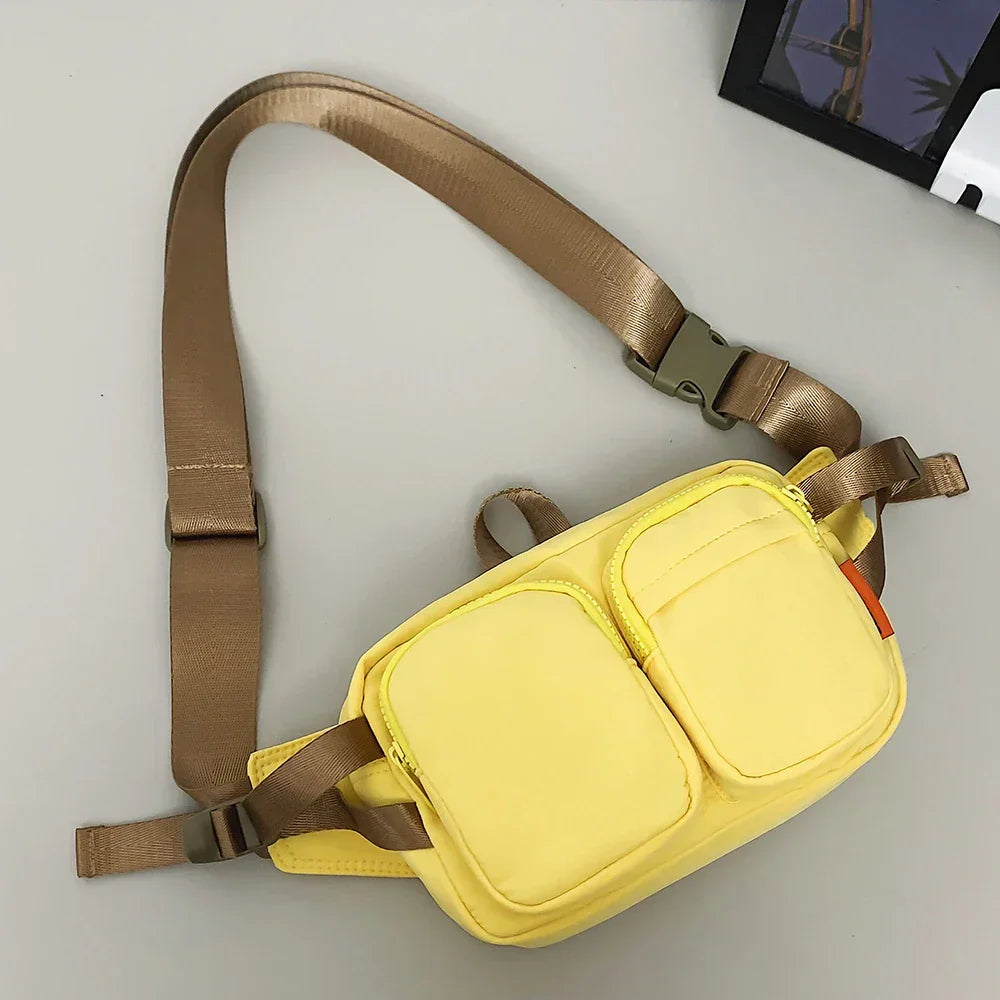 Ruby | Avslappnad vattenavvisande nylon höftväska crossbody