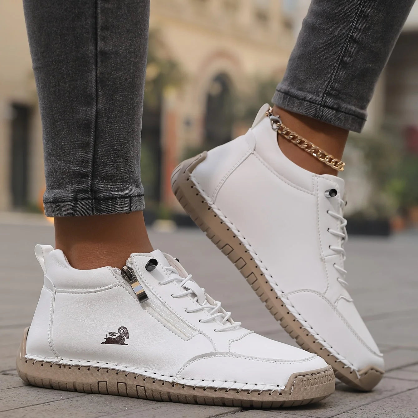 Schnürschuhe Damen | Komfort & Praktischer Reißverschluss 10