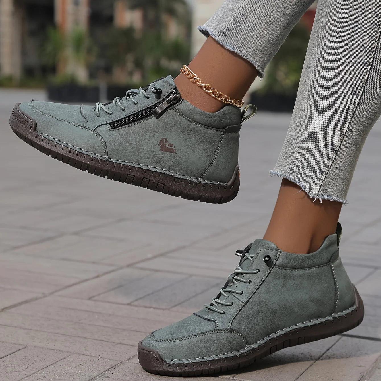 Schnürschuhe Damen | Komfort & Praktischer Reißverschluss 7