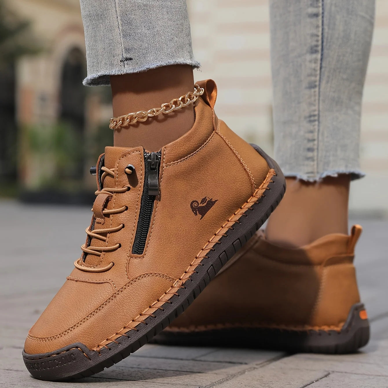 Schnürschuhe Damen | Komfort & Praktischer Reißverschluss 9