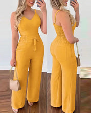 Sadie | Rüschen Tvådelad Jumpsuit-set
