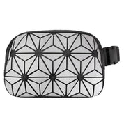 Zara | Holografisk geometrisk rese crossbody midjeväska