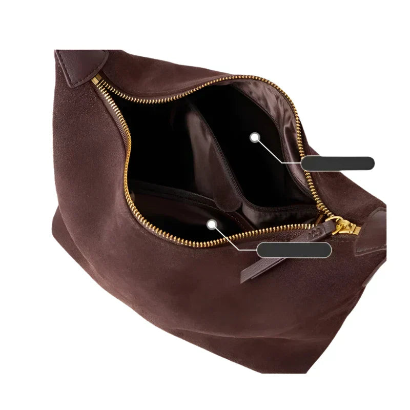 Lena | Vintage-inspirerad sammet crossbody slingväska