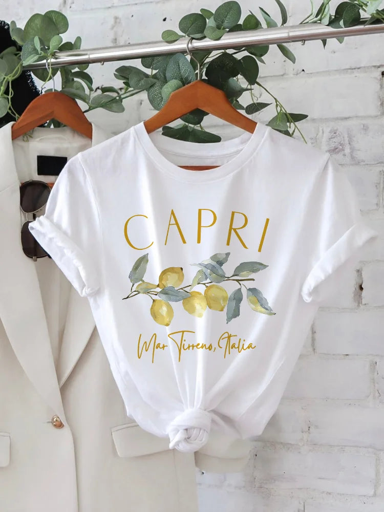 ESTHER | Elegant Capri Design-T-shirt