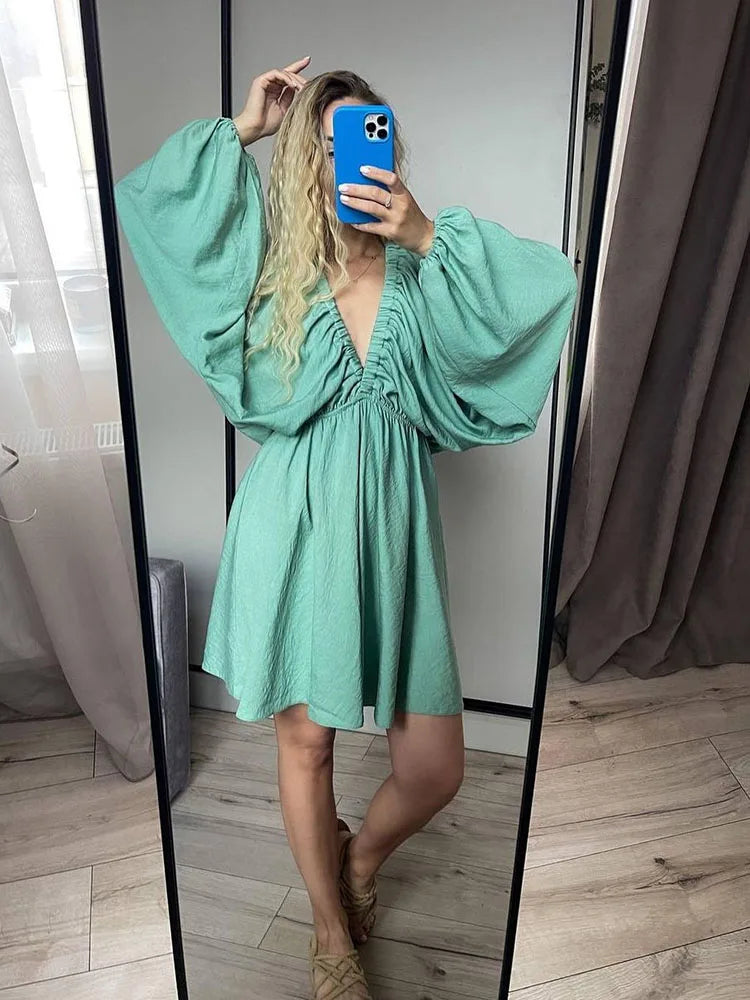 SADIE | Sommar Långärmad Klänning