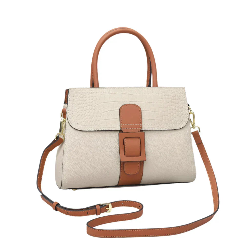 Sophia | Elegant krokodilmönstrad crossbody-handväska