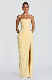 Skulpturales trägerloses Maxikleid für Damen – Elegantes Abendkleid mit perfekter Passform 5