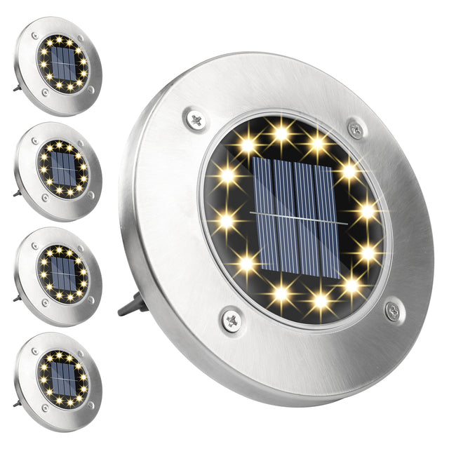 Solarbetriebene LED-Gartenlampen mit Dämmerungssensor – Wetterfest und Energieeffizient für Außenbereiche 4
