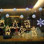 SparkleLights | LED-Lampe in Schneeflocken- und Sternform für die Weihnachtsdekoration 3