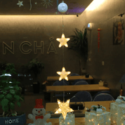 SparkleLights | LED-Lampe in Schneeflocken- und Sternform für die Weihnachtsdekoration 32