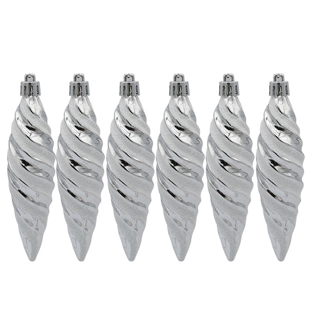 Spiralornamente | Weihnachtskugel-Anhänger-Set 7
