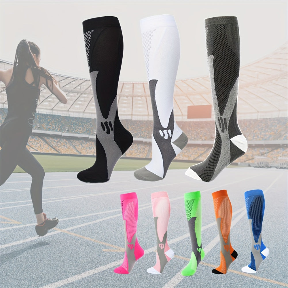 Sportkompressionsstrümpfe für Damen – Atmungsaktiv und stützend für Sport und Regeneration 8