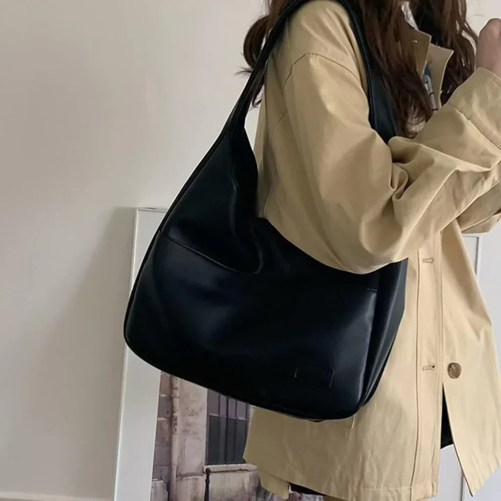 Stilvolle Damen-Schultertasche mit großem Fassungsvermögen aus PU-Leder 3