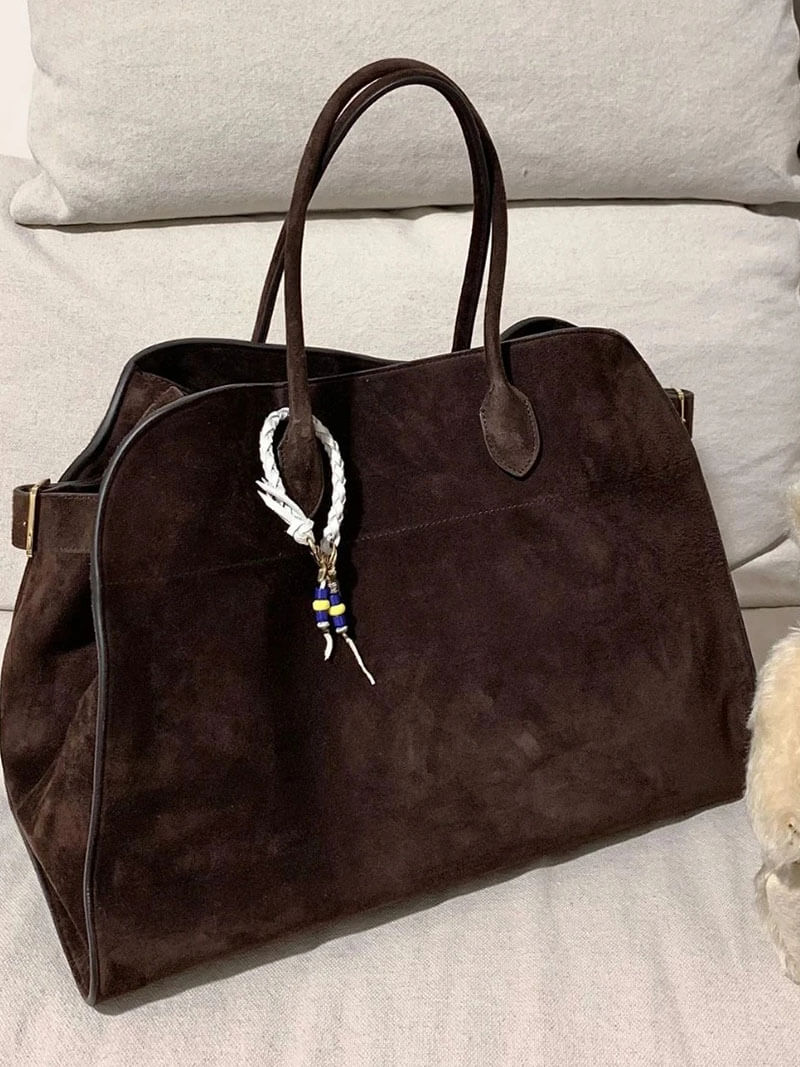 Stilvolle, große Damenhandtasche aus funktionalem veganem Leder 1