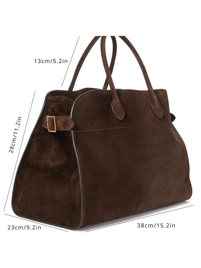Stilvolle, große Damenhandtasche aus funktionalem veganem Leder 7