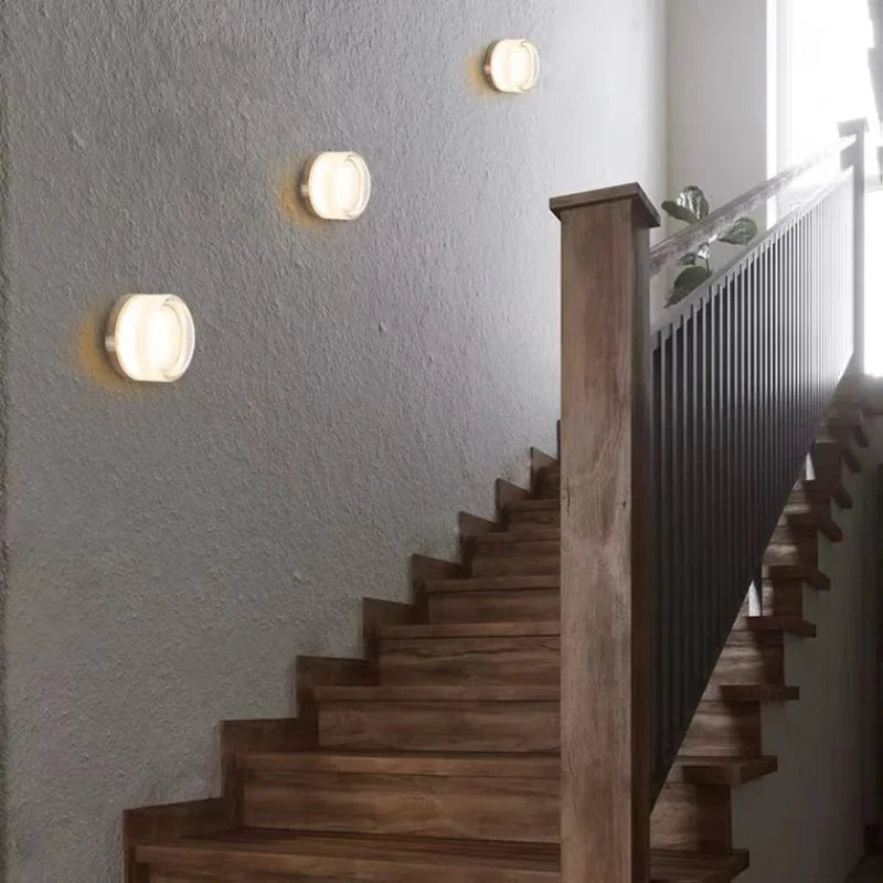 Stilvolle runde Wandleuchte mit LED - Schwarz, 15W Modernes Design für Wohnzimmer und Schlafzimmer 2