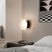 Stilvolle runde Wandleuchte mit LED - Schwarz, 15W Modernes Design für Wohnzimmer und Schlafzimmer 3