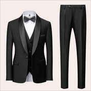 Stilvoller schlanker Fit Hochzeitsanzug 2-teiliges Set für Männer 2