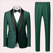 Stilvoller schlanker Fit Hochzeitsanzug 2-teiliges Set für Männer 4