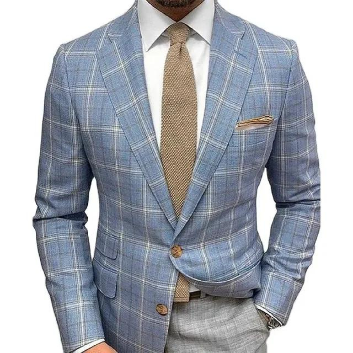 Striped Reversible Design Jacke von Männern für stilvollen Komfort 1