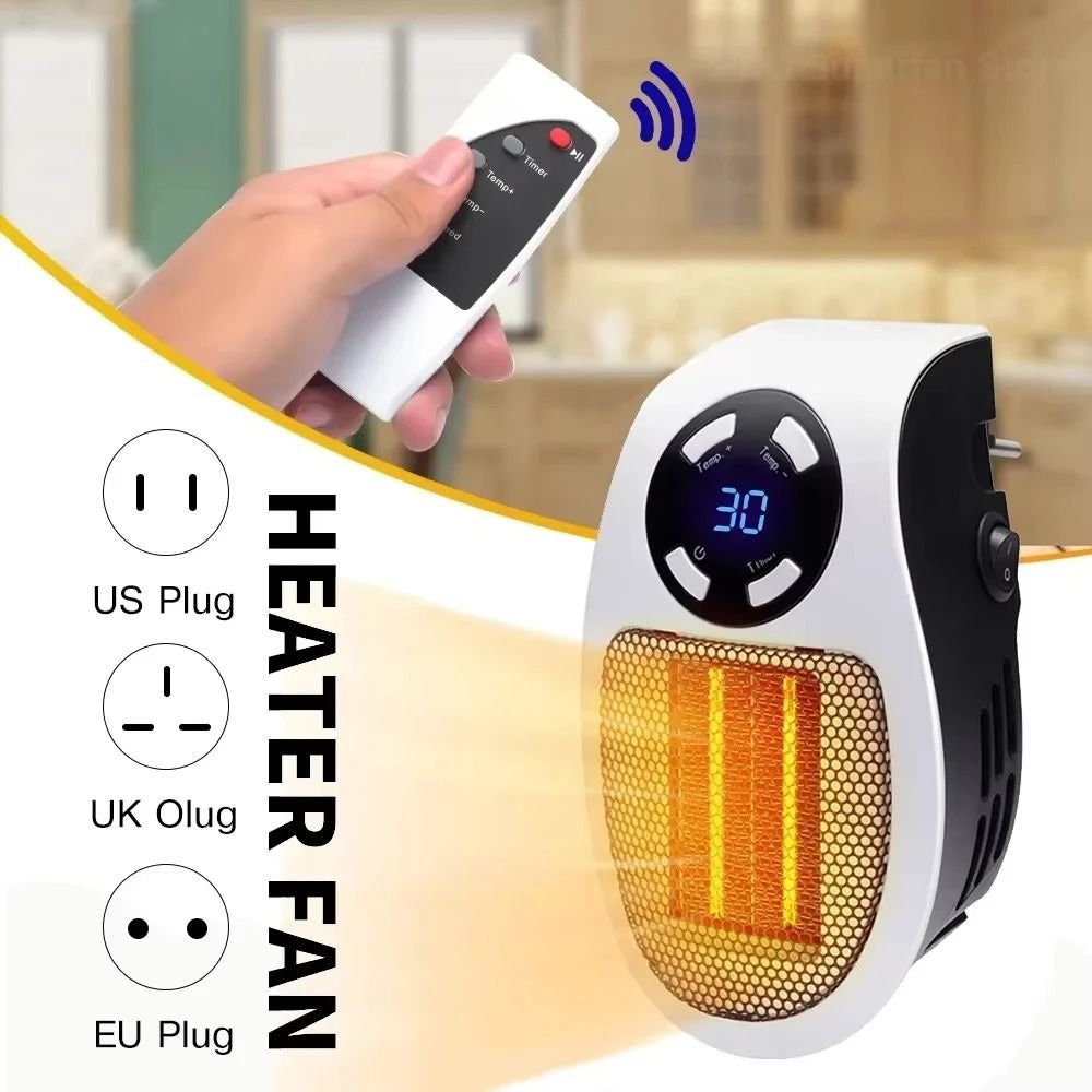ThermoWave | Wandmontierter Keramikheizkörper mit Fernbedienung und Schnellaufheizung 3