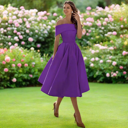 Trägerloses Midi-Kleid für Frauen – Elegantes Sommerkleid mit fließender Passform 11