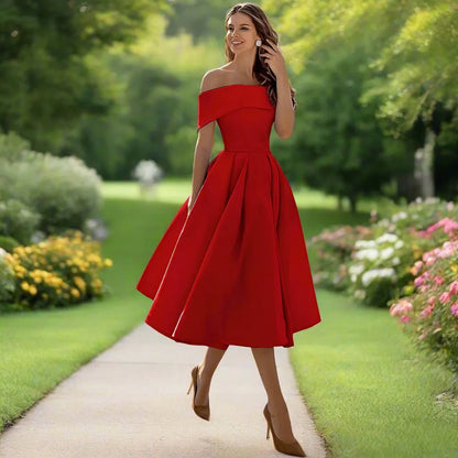 Trägerloses Midi-Kleid für Frauen – Elegantes Sommerkleid mit fließender Passform 16