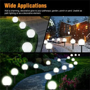 Umweltfreundliche Solarleuchte mit Farbwechsel und IP45 Wasserdichtigkeit – Automatische Lichtsteuerung für Garten und Terrasse 2