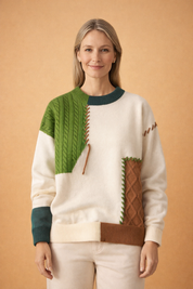 TONI | Unisex Patchwork Polotröja