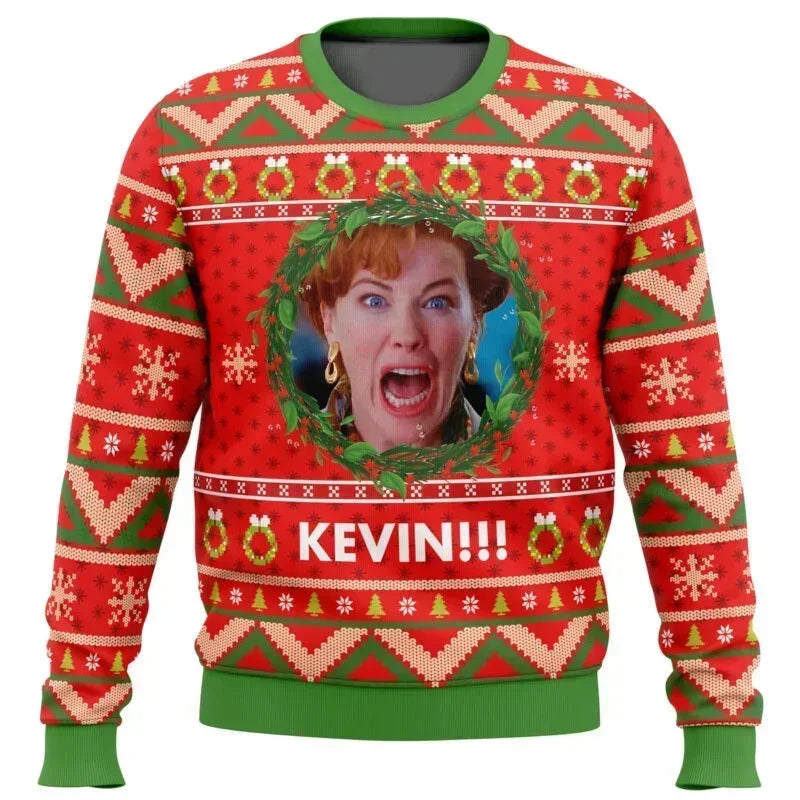 Unisex Festlicher Weihnachtspullover Gemütlich Strick Modernes Design 0