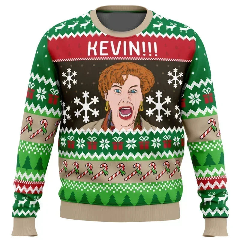 Unisex Festlicher Weihnachtspullover Gemütlich Strick Modernes Design 1