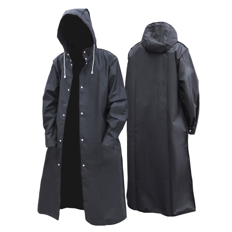 Skylar | Unisex lång regnrock vattentät för utomhusäventyr