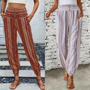 Amelie | Högmidjade byxor – Boho-chic för din garderob