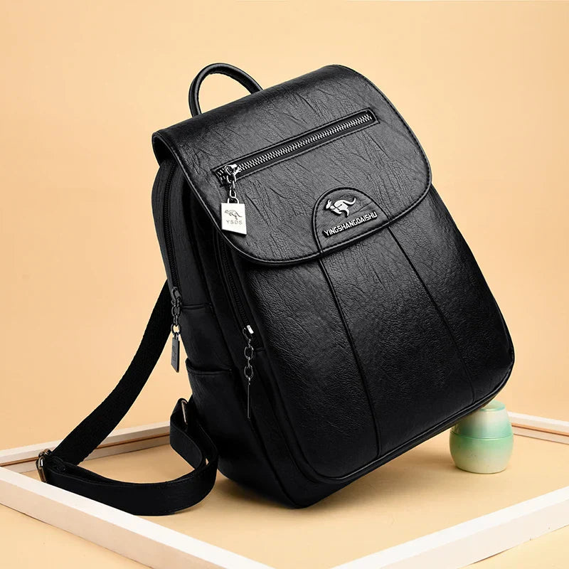Vielseitiger Damen-Diebstahlschutz-Rucksack mit großem Fassungsvermögen und strapazierfähigem Material 0