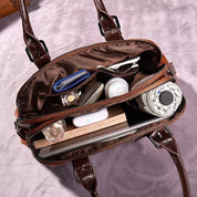 Vintage-Handtasche für Damen – Zeitlose Eleganz – Leder 3
