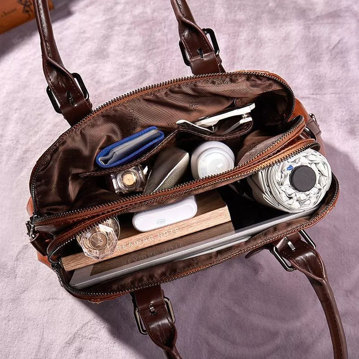Vintage-Handtasche für Damen – Zeitlose Eleganz – Leder 3