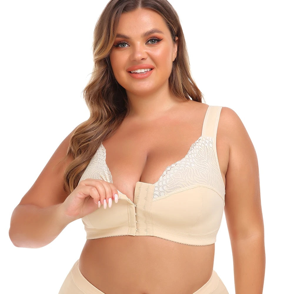 CARLA | Framstängning - Bystlös Komfort-BH Plus Size