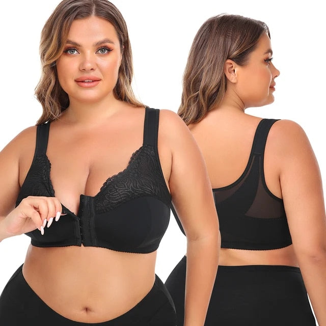 CARLA | Framstängning - Bystlös Komfort-BH Plus Size
